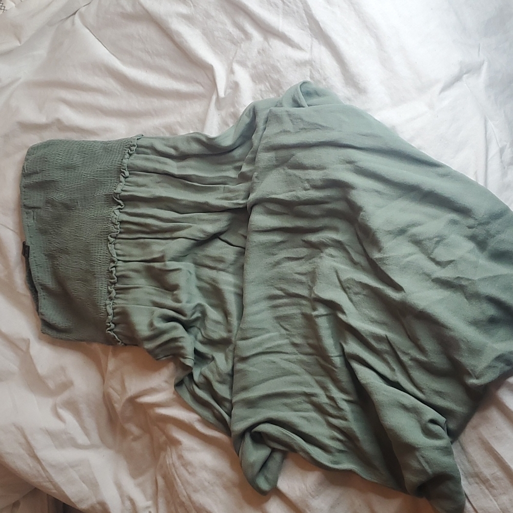 Forever 21 maxi green large dress